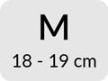 M (18 - 19 cm)